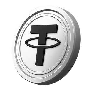 Rekeninggegevens met daarin een Tether USDT-munt