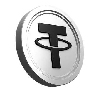 Munt van Tether USDT in het informatiegedeelte van het platform